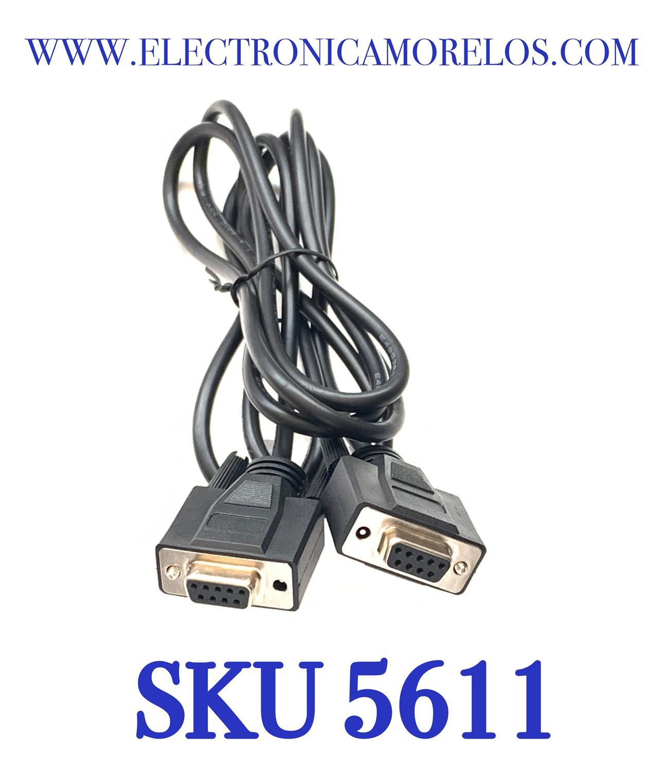 SERIAL CABLE VGA HEMBRA A HEMBRA  ORIGINAL  LG. PARA DIFERENTES DISPOSITIVO  LG.  “NUEVO“ / NUMERO DE PARTE  EAD61485520 / 9 PINES / 30V / 2.0M / COMPATIBLE CON DIFERENTES DISPOSITIVOS        